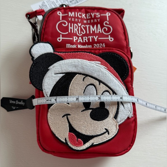 Lug x Disney Mickey Very Merry Christmas Party 2024 Mini Skeeter Crossbody NwT - Picture 11 of 11